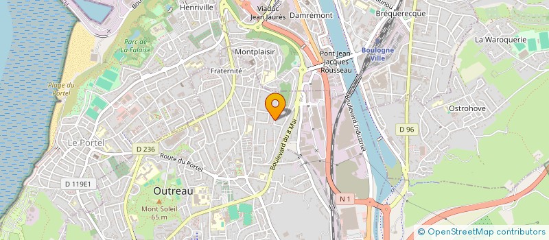 localisation de l'entreprise MONSIEUR KEVIN SEILLIER  OUTREAU