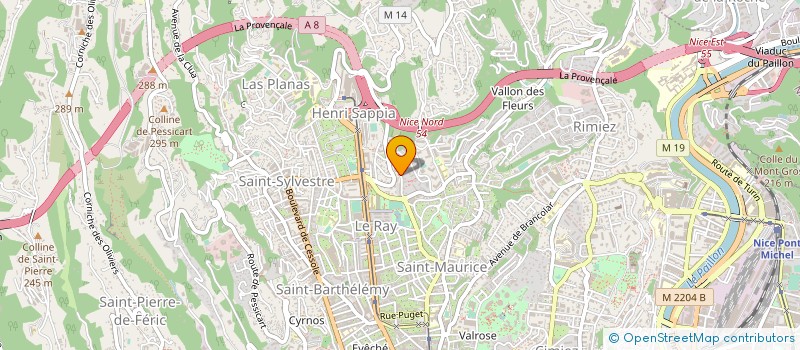 localisation de l'entreprise MONSIEUR KEVIN SEMPE à NICE