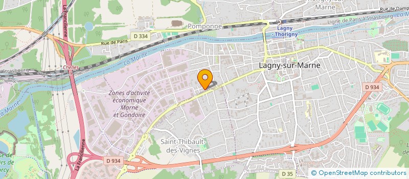 localisation de l'entreprise MONSIEUR KEVIN SERERO  LAGNY-SUR-MARNE