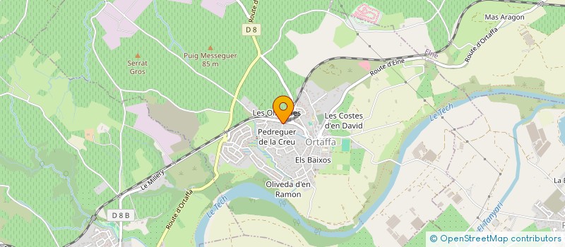 localisation de l'entreprise MONSIEUR KEVIN SERRA  ORTAFFA
