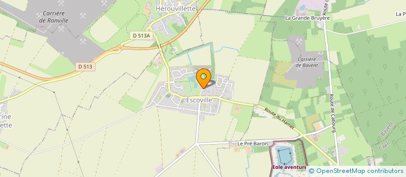 localisation de l'entreprise MONSIEUR KEVIN SERVAGER  ESCOVILLE