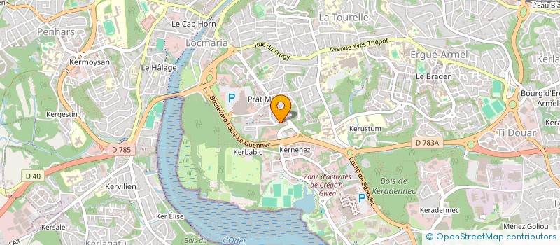 localisation de l'entreprise MONSIEUR KEVIN SEYMOUR à QUIMPER