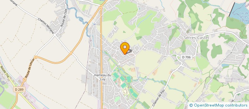 localisation de l'entreprise MONSIEUR KEVIN SILBERSTEIN  SERRES-CASTET