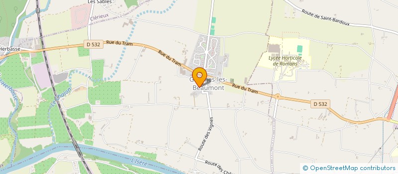 localisation de l'entreprise MONSIEUR KEVIN SILLON  GRANGES-LES-BEAUMONT