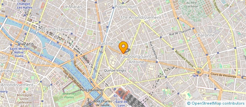 localisation de l'entreprise MONSIEUR KEVIN SINGAYE  PARIS 11