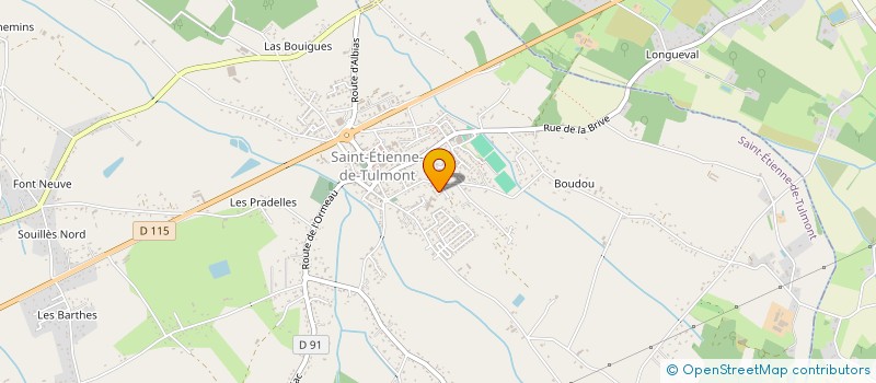 localisation de l'entreprise MONSIEUR KEVIN SIX  SAINT-ETIENNE-DE-TULMONT