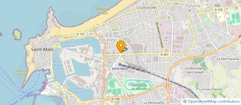 localisation de l'entreprise MONSIEUR KEVIN SOMMIER  SAINT-MALO