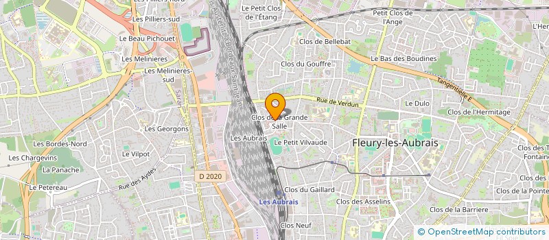 localisation de l'entreprise MONSIEUR KEVIN SOULLIER  FLEURY-LES-AUBRAIS