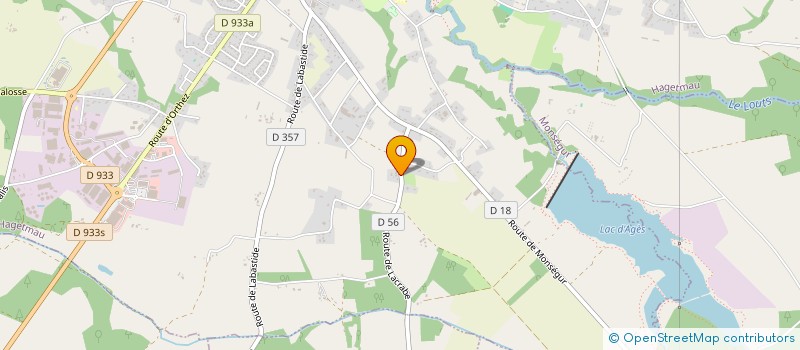 localisation de l'entreprise MONSIEUR KEVIN STEPHAN  HAGETMAU