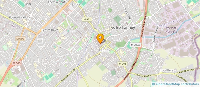 localisation de l'entreprise MONSIEUR KEVIN STIEN  LYS-LEZ-LANNOY