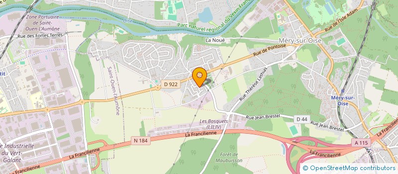 localisation de l'entreprise MONSIEUR KEVIN STOLIAR  MERY-SUR-OISE