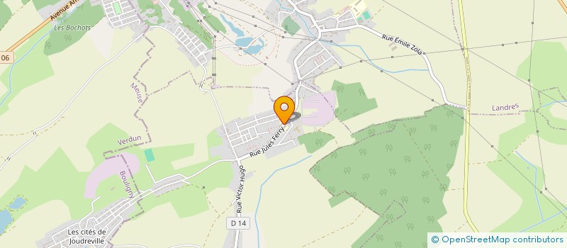 localisation de l'entreprise MONSIEUR KEVIN SZCZEPANSKI  JOUDREVILLE