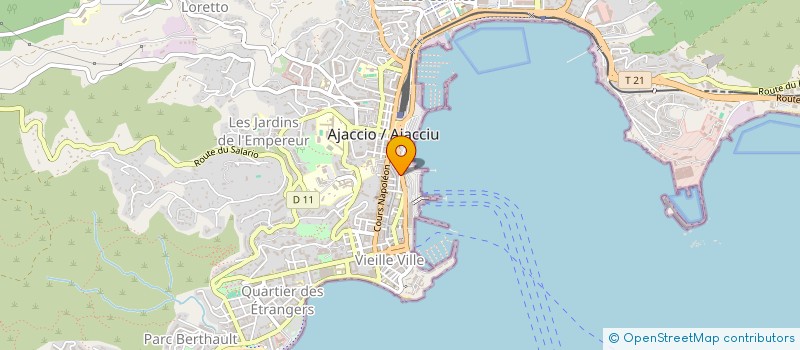 localisation de l'entreprise MONSIEUR KEVIN TAFANELLI à AJACCIO