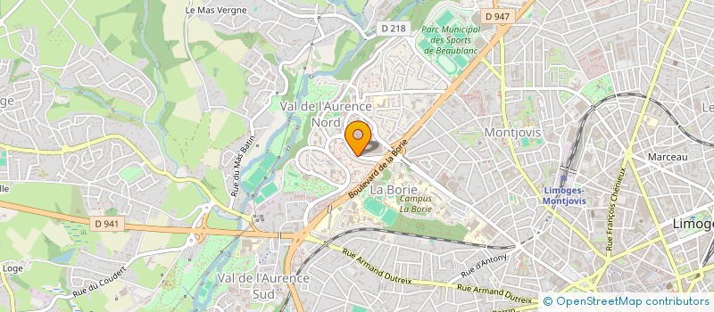 localisation de l'entreprise MONSIEUR KEVIN TALLET à LIMOGES