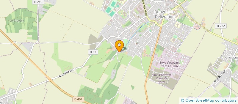 localisation de l'entreprise MONSIEUR KEVIN TALVAST  DOUVRES-LA-DELIVRANDE