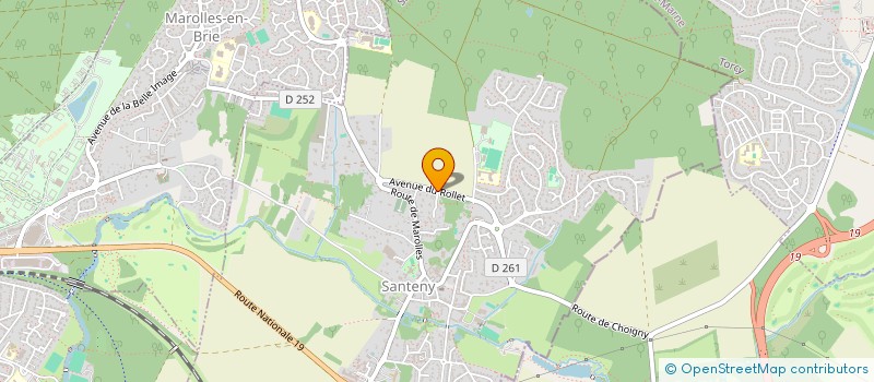 localisation de l'entreprise MONSIEUR KEVIN TARAKI  SANTENY