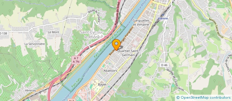 localisation de l'entreprise MONSIEUR KEVIN TARTOUR  VIENNE