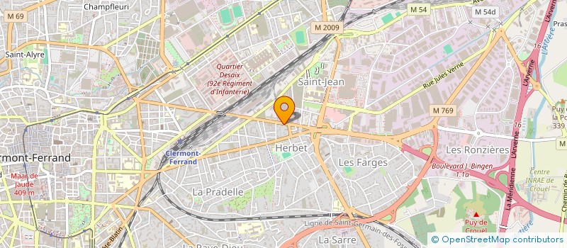 localisation de l'entreprise MONSIEUR KEVIN TASSIUS  CLERMONT-FERRAND