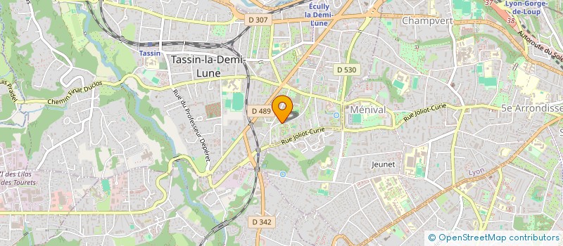 localisation de l'entreprise MONSIEUR KEVIN TCHOUYA YANTCHA  TASSIN-LA-DEMI-LUNE