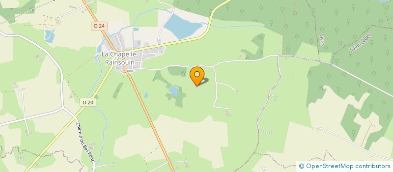 localisation de l'entreprise MONSIEUR KEVIN TEBIRENT  LA CHAPELLE-RAINSOUIN