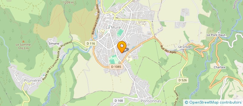 localisation de l'entreprise MONSIEUR KEVIN TEDESCO  SAINT-THEOFFREY