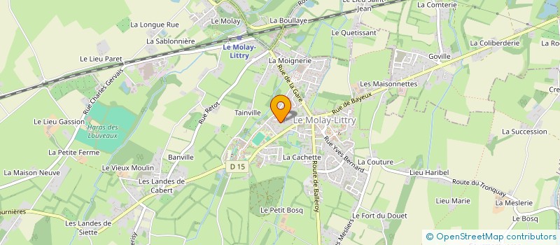 localisation de l'entreprise MONSIEUR KEVIN TEIXEIRA  LE MOLAY-LITTRY