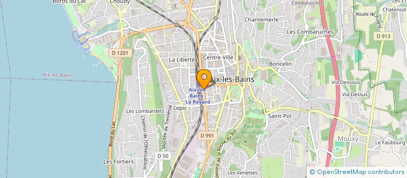localisation de l'entreprise MONSIEUR KEVIN TEIXEIRA PONTES à AIX LES BAINS