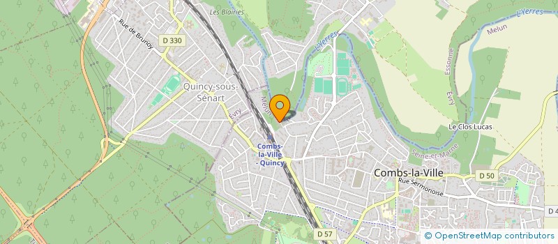 localisation de l'entreprise MONSIEUR KEVIN TELLEZ  COMBS-LA-VILLE