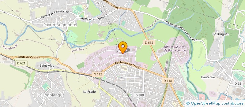 localisation de l'entreprise MONSIEUR KEVIN TELLIER  AIGUEFONDE