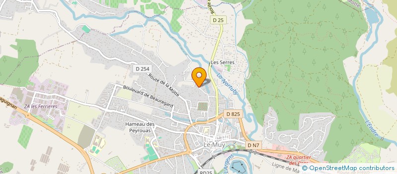 localisation de l'entreprise MONSIEUR KEVIN TERRAT  LE MUY