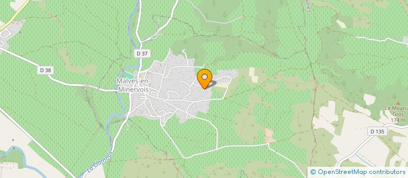 localisation de l'entreprise MONSIEUR KEVIN TESSIER  MALVES-EN-MINERVOIS
