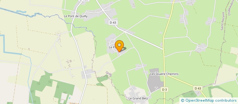 localisation de l'entreprise MONSIEUR KEVIN TESSON  QUILLY