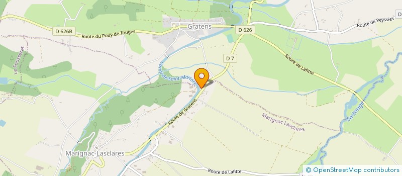 localisation de l'entreprise MONSIEUR KEVIN TESTU  GRATENS