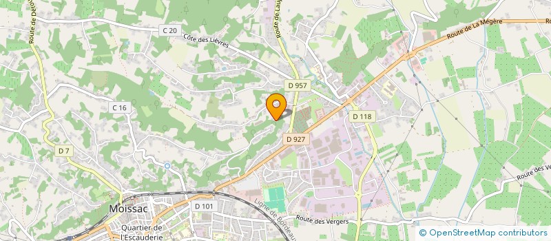 localisation de l'entreprise MONSIEUR KEVIN TETREL  MOISSAC