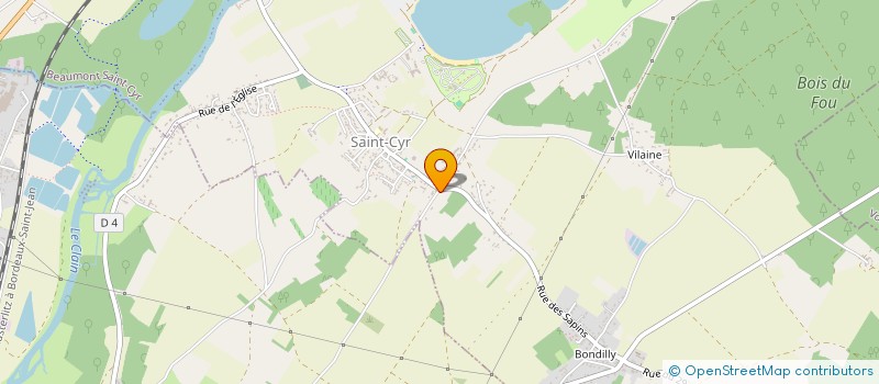 localisation de l'entreprise MONSIEUR KEVIN THEBAULT  BEAUMONT SAINT-CYR