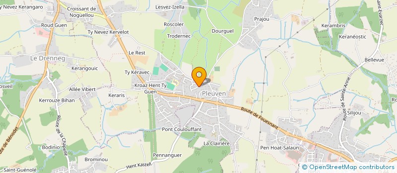localisation de l'entreprise MONSIEUR KEVIN THEPAULT  PLEUVEN