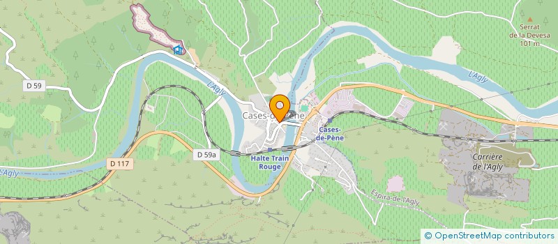 localisation de l'entreprise MONSIEUR KEVIN THIBAUD  PEYRESTORTES