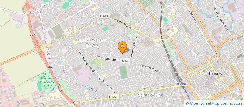 localisation de l'entreprise MONSIEUR KEVIN THINES  LES NOES-PRES-TROYES