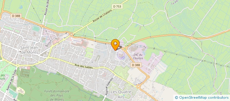localisation de l'entreprise MONSIEUR KEVIN THOMAS à SAINT-JEAN-DE-MONTS