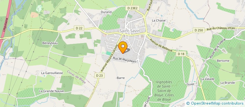 localisation de l'entreprise MONSIEUR KEVIN-THOMAS ROBAK  SAINT-SAVIN