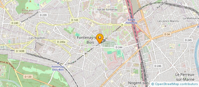 localisation de l'entreprise MONSIEUR KEVIN THOSSA à FONTENAY-SOUS-BOIS