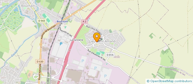 localisation de l'entreprise MONSIEUR KEVIN THUILLIEZ  LIEU-SAINT-AMAND