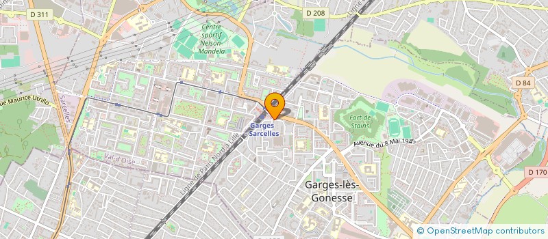 localisation de l'entreprise MONSIEUR KEVIN THURAISINGAM  GARGES-LES-GONESSE