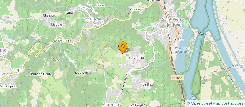 localisation de l'entreprise MONSIEUR KEVIN TIJOU  SAINT-PIERRE-DE-BUF