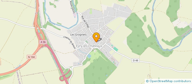 localisation de l'entreprise MONSIEUR KEVIN TIQUET  EVRY-GREGY-SUR-YERRE