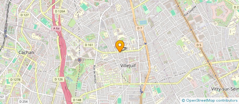 localisation de l'entreprise MONSIEUR KEVIN TOLEDANO  VILLEJUIF