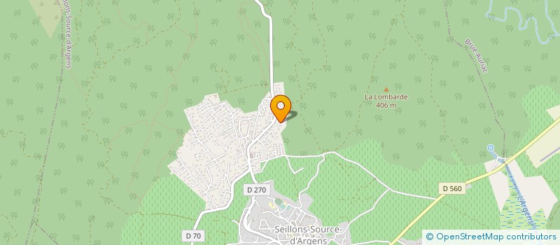 localisation de l'entreprise MONSIEUR KEVIN TORRESANI  SEILLONS-SOURCE-D'ARGENS