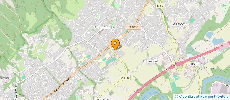 localisation de l'entreprise MONSIEUR KEVIN TOUMEN  SAINT-ISMIER