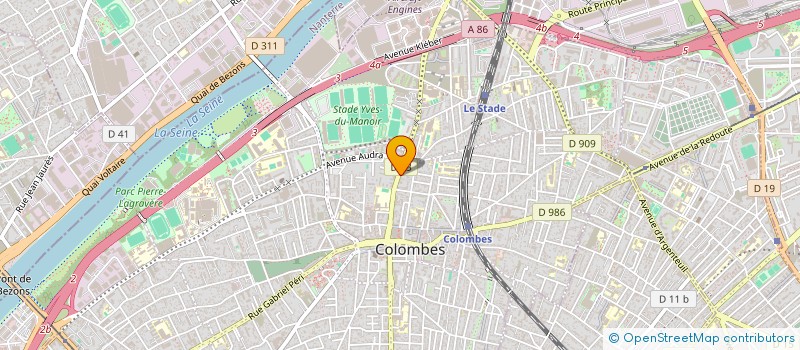 localisation de l'entreprise MONSIEUR KEVIN TRAN à COLOMBES