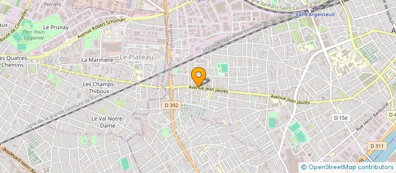 localisation de l'entreprise MONSIEUR KEVIN TREBOUX  CHELLES